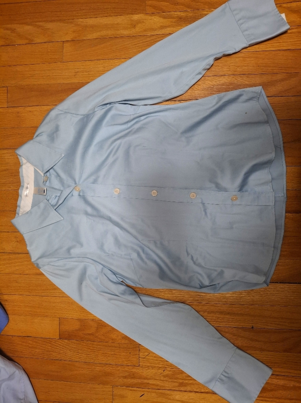 Old Navy Perfect Fit Women’s Long Sleeve Button-Down Dress Shirt XL SKY BLUE
